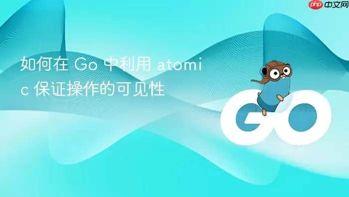如何在 Go 中利用 atomic 保证操作的可见性