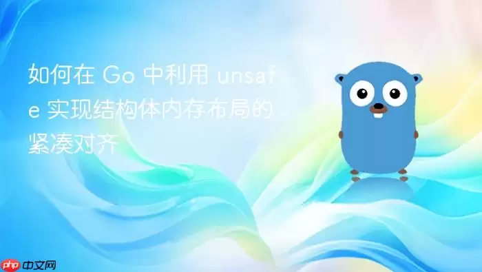 如何在 Go 中利用 unsafe 实现结构体内存布局的紧凑对齐