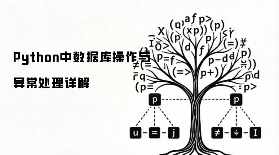 Python中数据库操作与异常处理详解