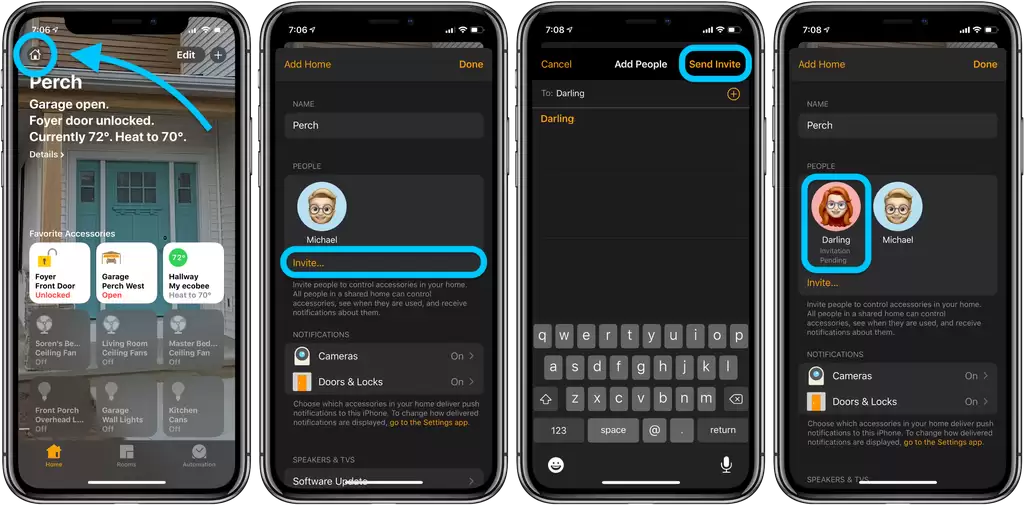 如何在 iPhone 或 iPad 上共享 HomeKit 访问? 如何在 iPhone 或 iPad 上共享 HomeKit 访问?