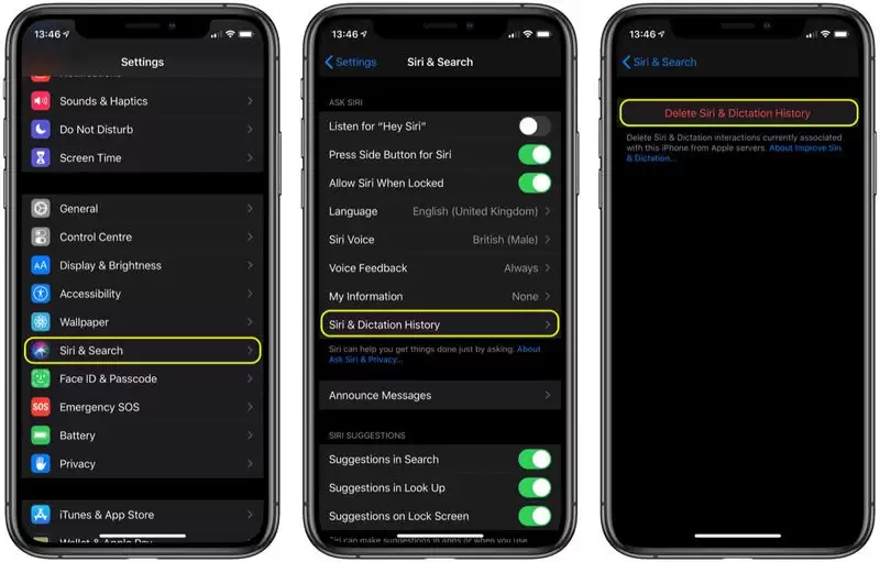 如何删除 iPhone 的 Siri 音频历史记录并退出 Siri 音频共享? 如何删除 iPhone 的 Siri 音频历史记录并退出 Siri 音频共享?