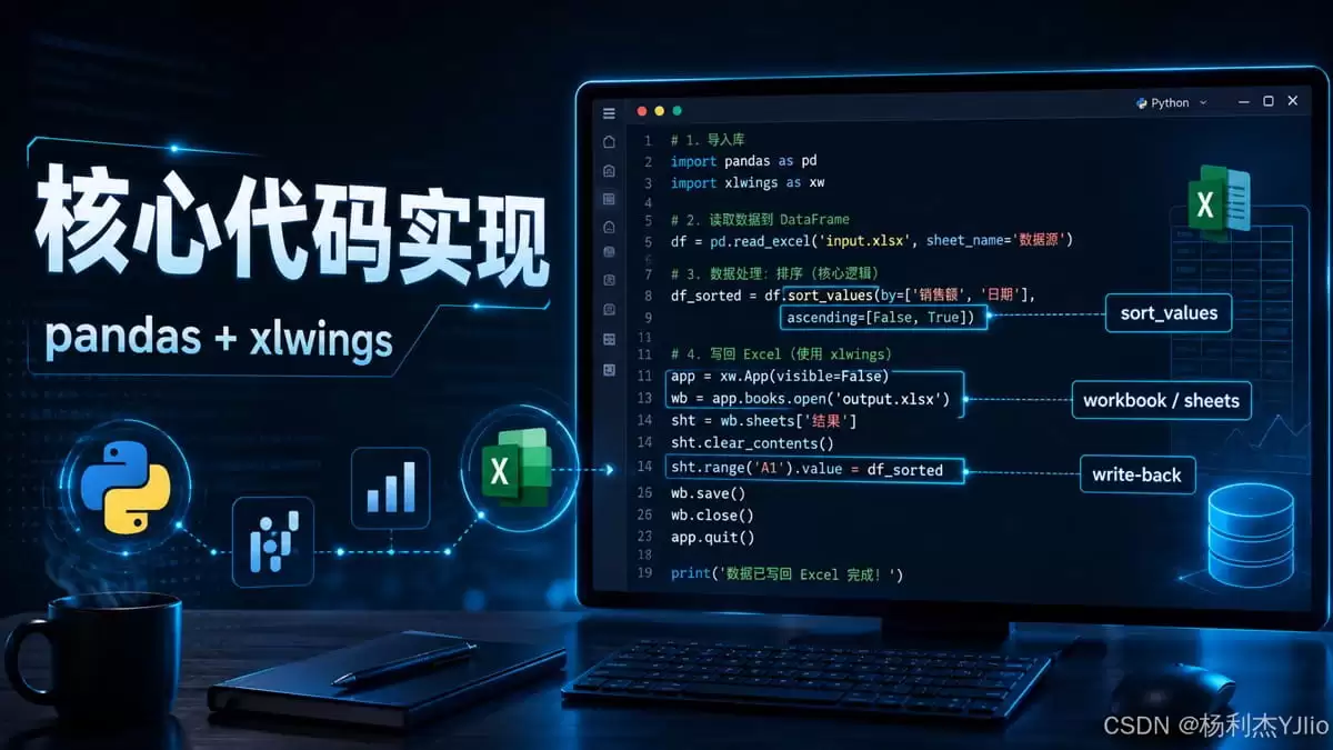 Python自动化批量排序Excel所有工作表的完整指南
