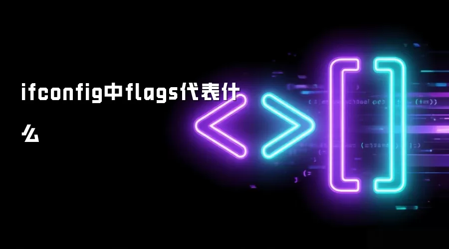 ifconfig中flags代表什么