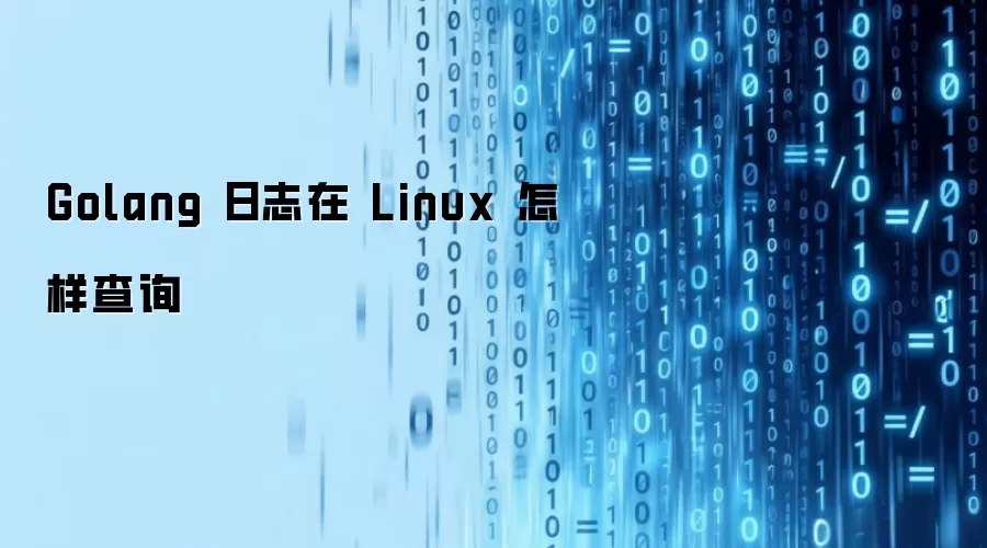 Golang 日志在 Linux 怎样查询