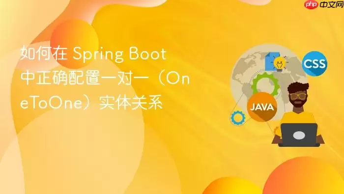 如何在 Spring Boot 中正确配置一对一（OneToOne）实体关系
