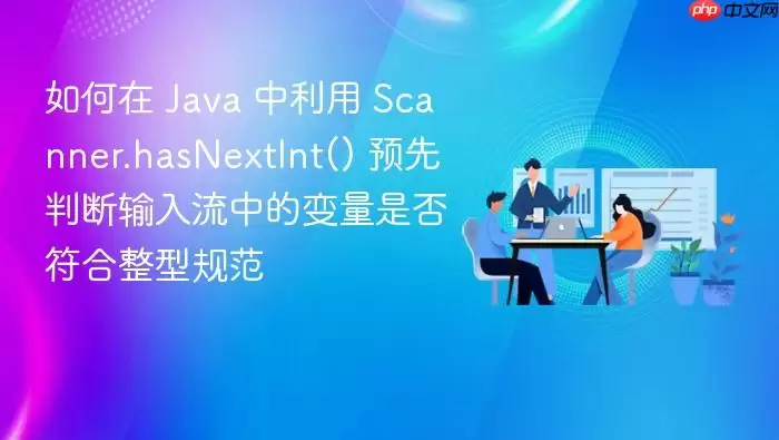 如何在 Java 中利用 Scanner.hasNextInt() 预先判断输入流中的变量是否符合整型规范