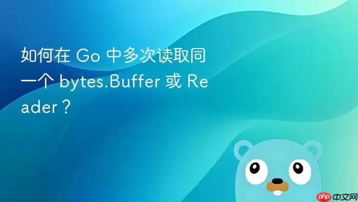 如何在 Go 中多次读取同一个 bytes.Buffer 或 Reader？