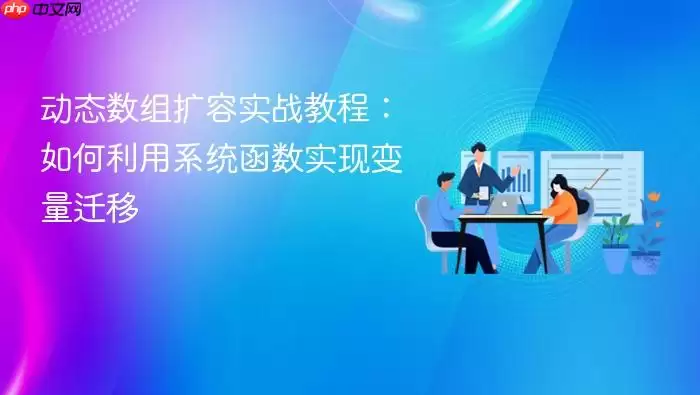 动态数组扩容实战教程：如何利用系统函数实现变量迁移