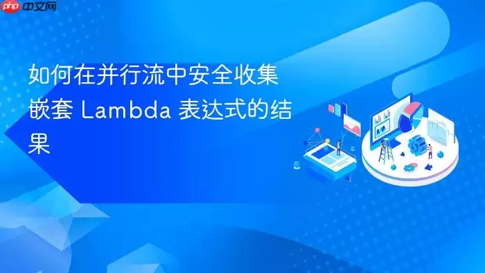 如何在并行流中安全收集嵌套 Lambda 表达式的结果