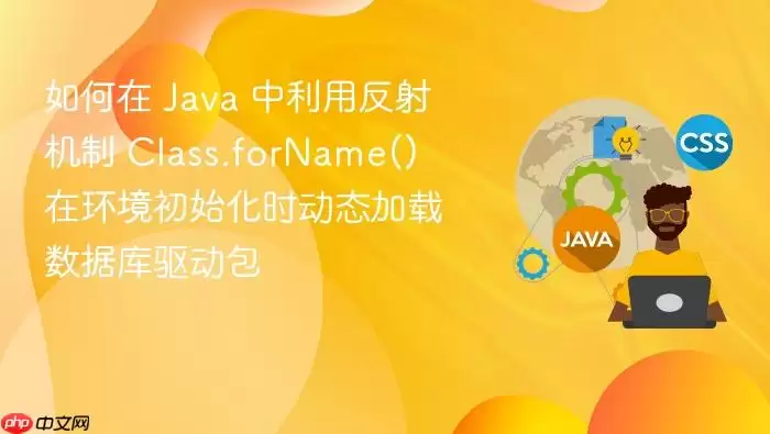 如何在 Java 中利用反射机制 Class.forName() 在环境初始化时动态加载数据库驱动包