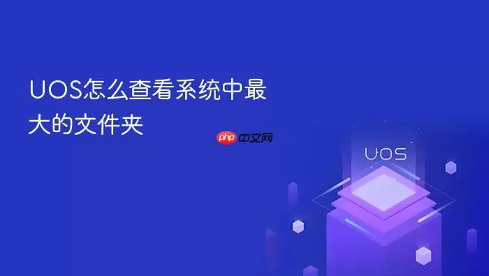 UOS怎么查看系统中最大的文件夹