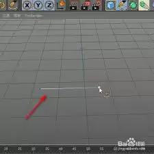 Cinema 4D样条工具怎么制作平面坐标系图形