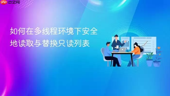 如何在多线程环境下安全地读取与替换只读列表