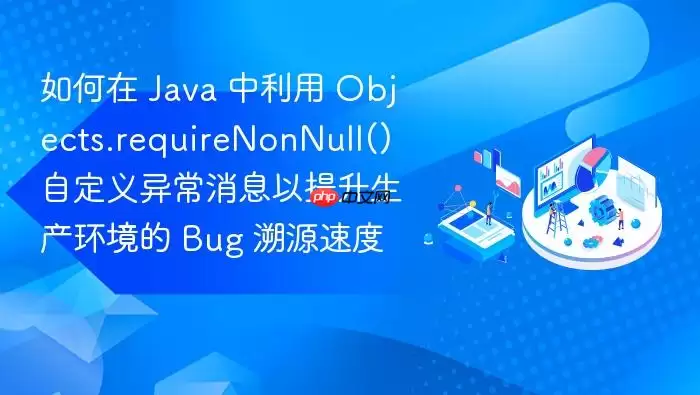 如何在 Java 中利用 Objects.requireNonNull() 自定义异常消息以提升生产环境的 Bug 溯源速度