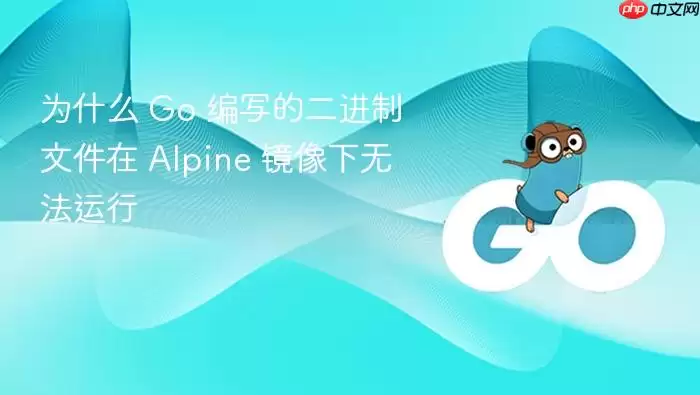 为什么 Go 编写的二进制文件在 Alpine 镜像下无法运行