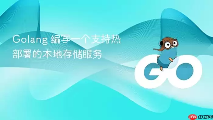 Golang 编写一个支持热部署的本地存储服务
