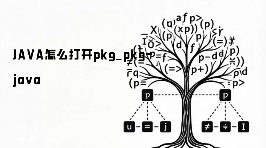 JAVA怎么打开pkg_pkg-java