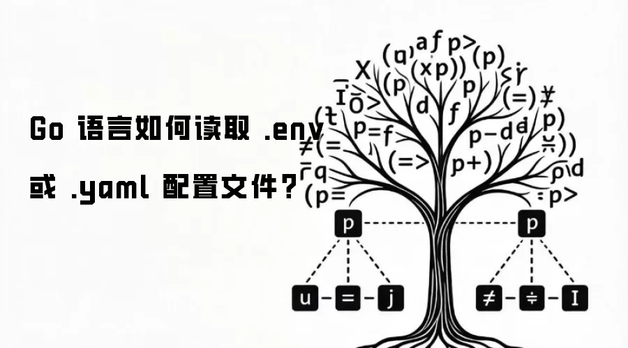 Go 语言如何读取 .env 或 .yaml 配置文件？