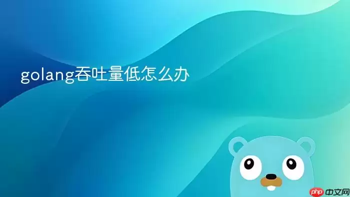 golang吞吐量低怎么办