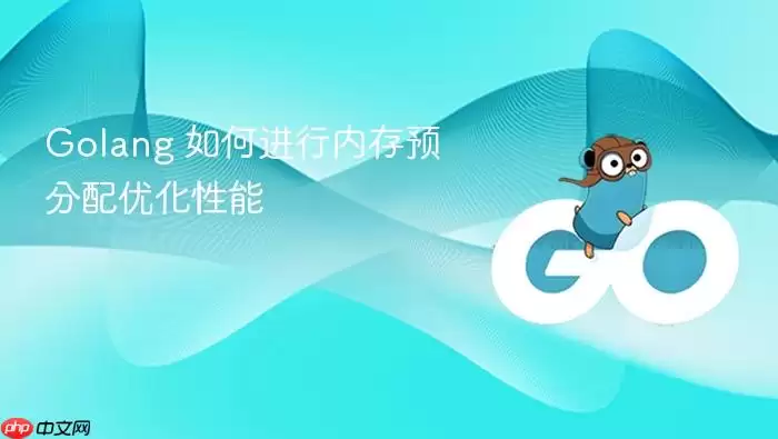 Golang 如何进行内存预分配优化性能