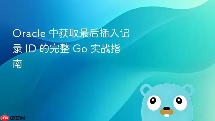 Oracle 中获取最后插入记录 ID 的完整 Go 实战指南