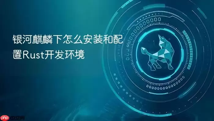 银河麒麟下怎么安装和配置Rust开发环境