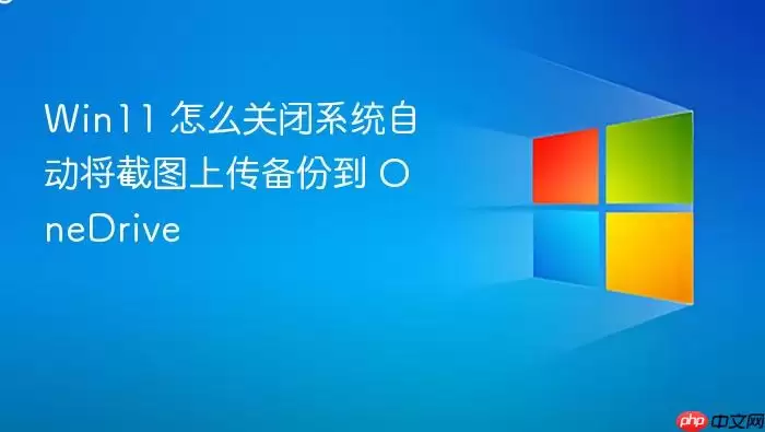 Win11 怎么关闭系统自动将截图上传备份到 OneDrive