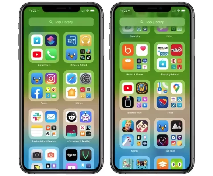 iOS 14 beta 7 新改进:调整 App 资源库分类 iOS 14 beta 7 新改进:调整 App 资源库分类