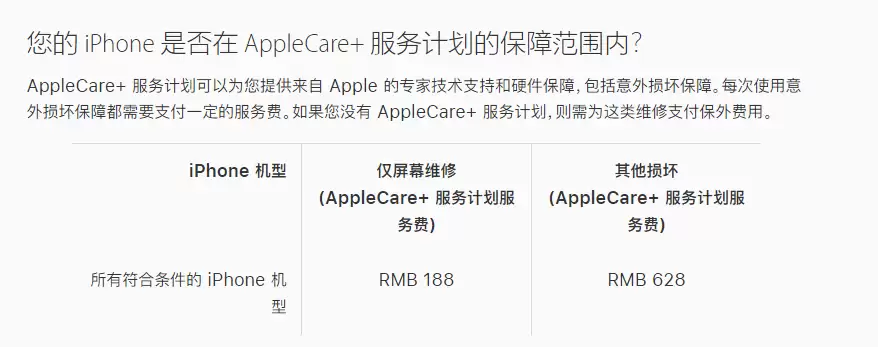苹果 AppleCare+ 服务计划已支持在 iPhone 上直接购买 苹果 AppleCare+ 服务计划已支持在 iPhone 上直接购买