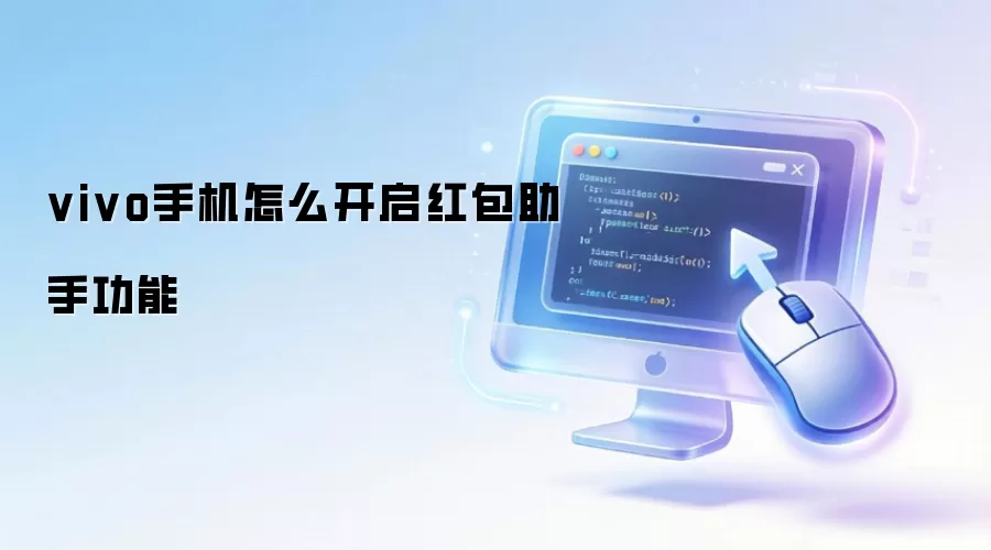 vivo手机怎么开启红包助手功能