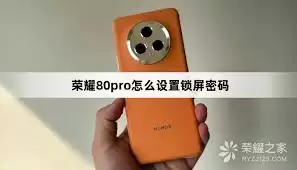 荣耀手机锁屏密码设置位置在哪