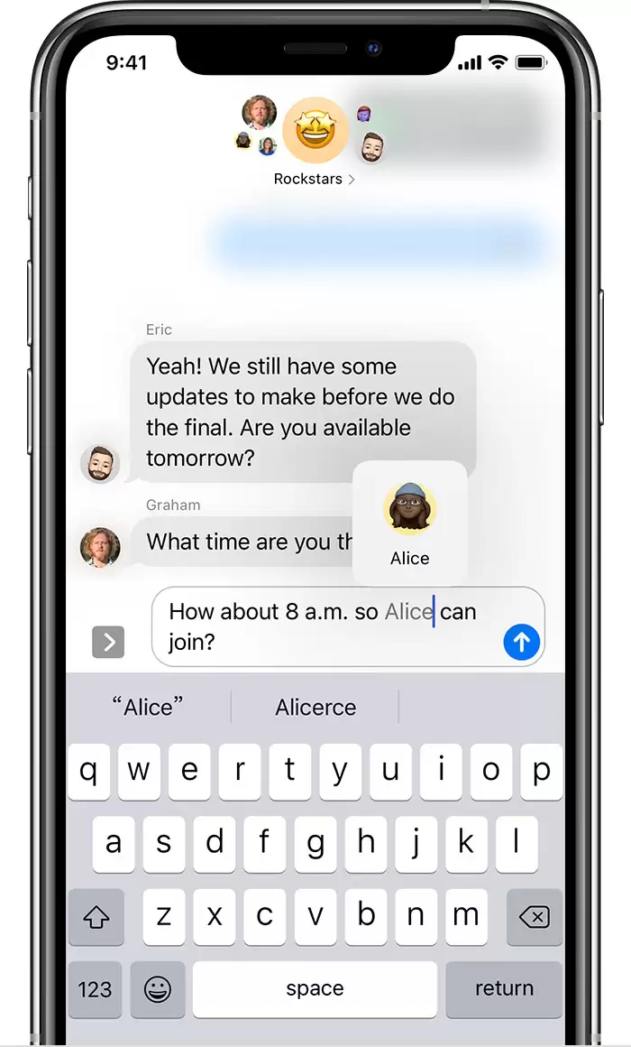 如何在 iOS 14 信息应用中使用“提到”功能? 如何在 iOS 14 信息应用中使用“提到”功能?