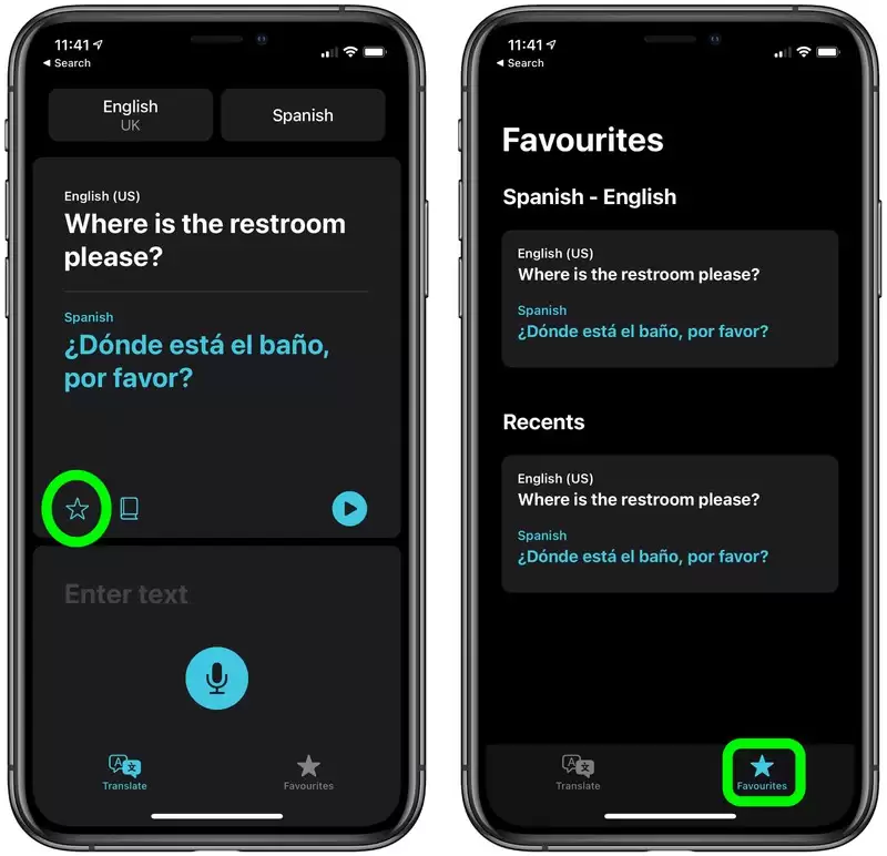iOS 14 小技巧:支持收藏常用的翻译内容 iOS 14 小技巧:支持收藏常用的翻译内容