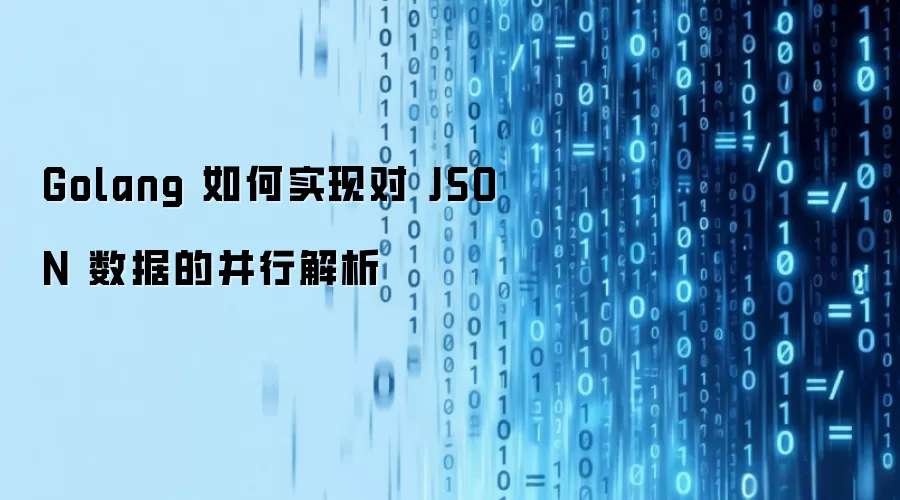 Golang 如何实现对 JSON 数据的并行解析