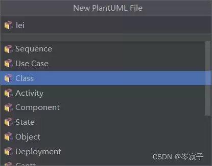 Idea+PlantUML自动生成UML图实现方式