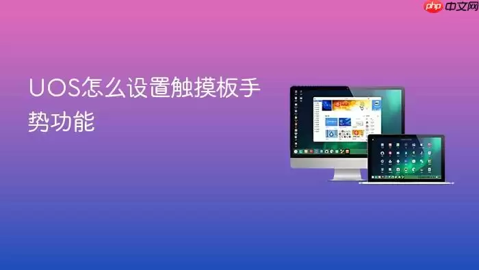 UOS怎么设置触摸板手势功能