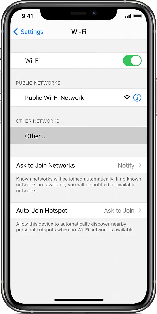 如何在 iPhone 上连接到隐藏的无线局域网？