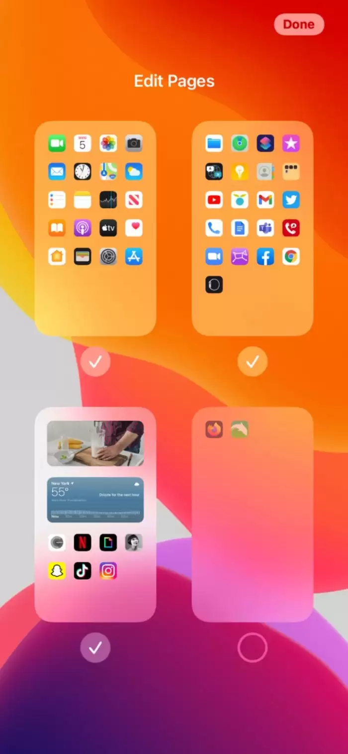 iOS 14 让主界面更整洁的 4 个小技巧 iOS 14 让主界面更整洁的 4 个小技巧