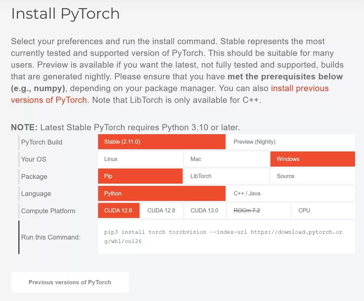PytorchGPU版本安装全过程
