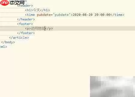 HTML5 article标签嵌套标题技巧