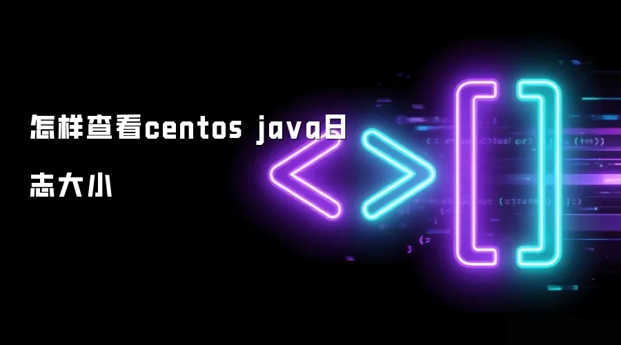 怎样查看centos java日志大小