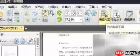 PDF页面段落整理技巧