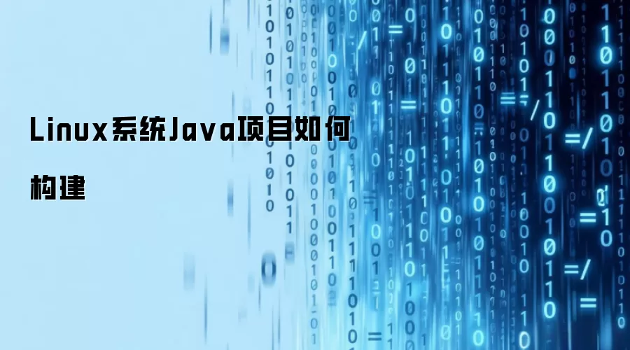 Linux系统Java项目如何构建