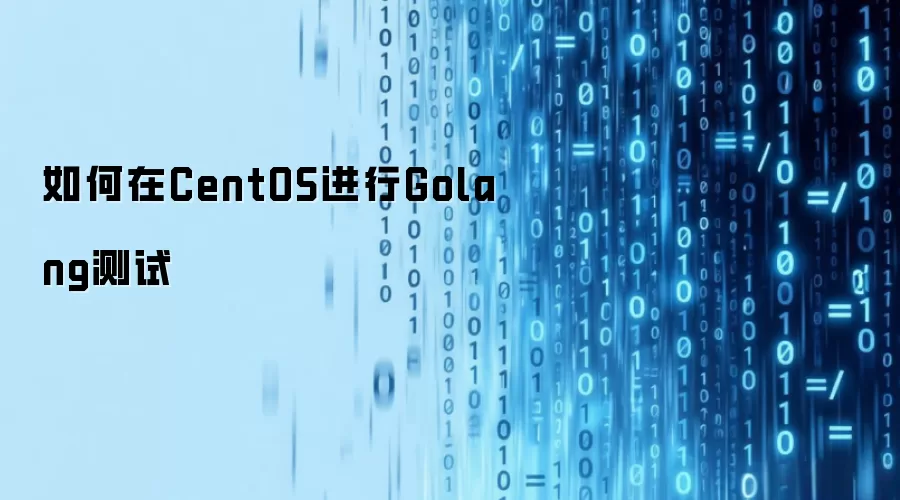如何在CentOS进行Golang测试