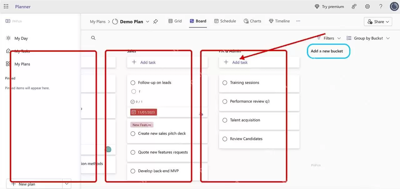 Microsoft365Planner怎样创建可视化的项目任务板