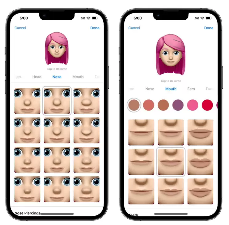 iOS 16中的拟我表情有了哪些变化和升级? iOS 16中的拟我表情有了哪些变化和升级?