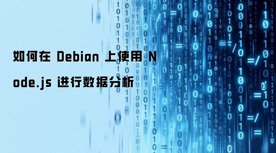 如何在 Debian 上使用 Node.js 进行数据分析