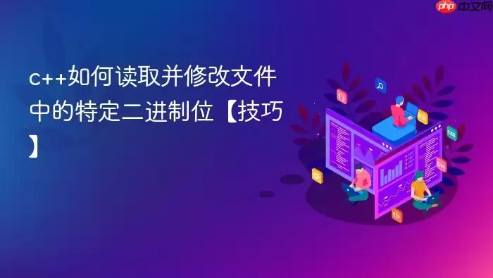 c++如何读取并修改文件中的特定二进制位【技巧】
