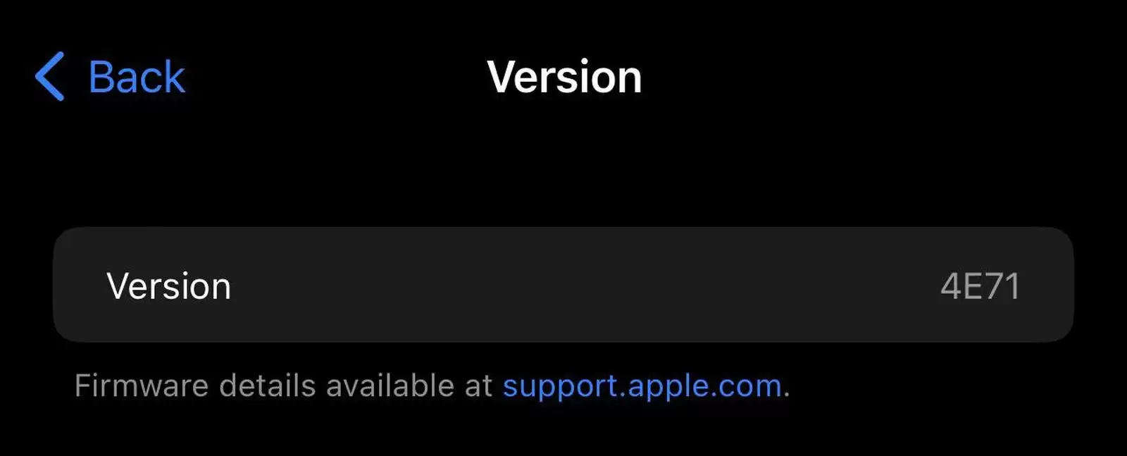 iOS 16 新功能:显示 AirPods 固件更新内容 iOS 16 新功能:显示 AirPods 固件更新内容