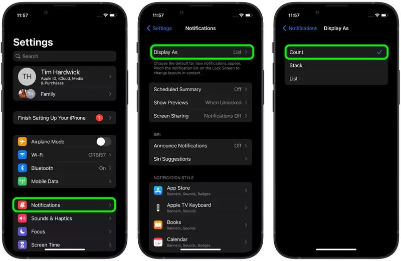 iOS 16:支持更改 iPhone 锁定屏幕上的通知显示 iOS 16:支持更改 iPhone 锁定屏幕上的通知显示